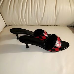 Vintage St John kitten heel sandals